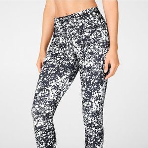 White/Black Speckled Powerhold Leggings